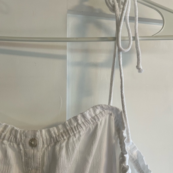 Aerie White Elastic Waist Skirt - Picture 4 of 8